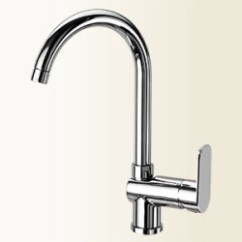 LINEA CUCINA miscelatore lavello con canna alta "Jolie" finitura sale & pepe