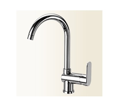 LINEA CUCINA miscelatore lavello con canna alta "Jolie" finitura sale & pepe