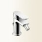 MIA Miscelatore per bidet con scarico finitura cromo