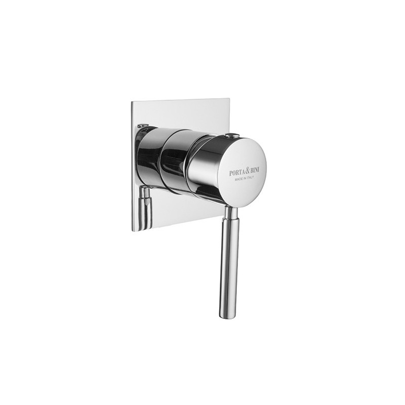 FORMA Monocomando doccia incasso piastra piccola quadrata finitura nichel antico