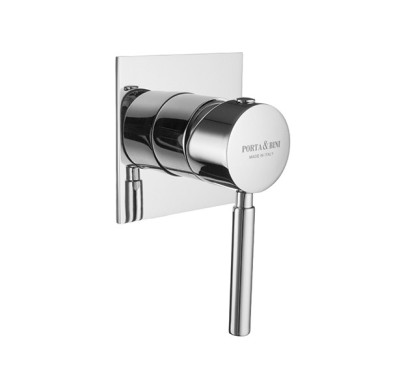 FORMA Monocomando doccia incasso piastra piccola quadrata finitura nichel antico