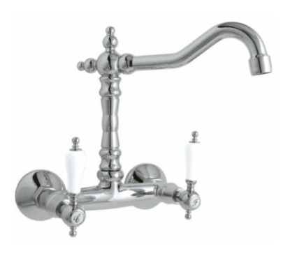 IRIS gruppo lavello canna alta finitura cromo