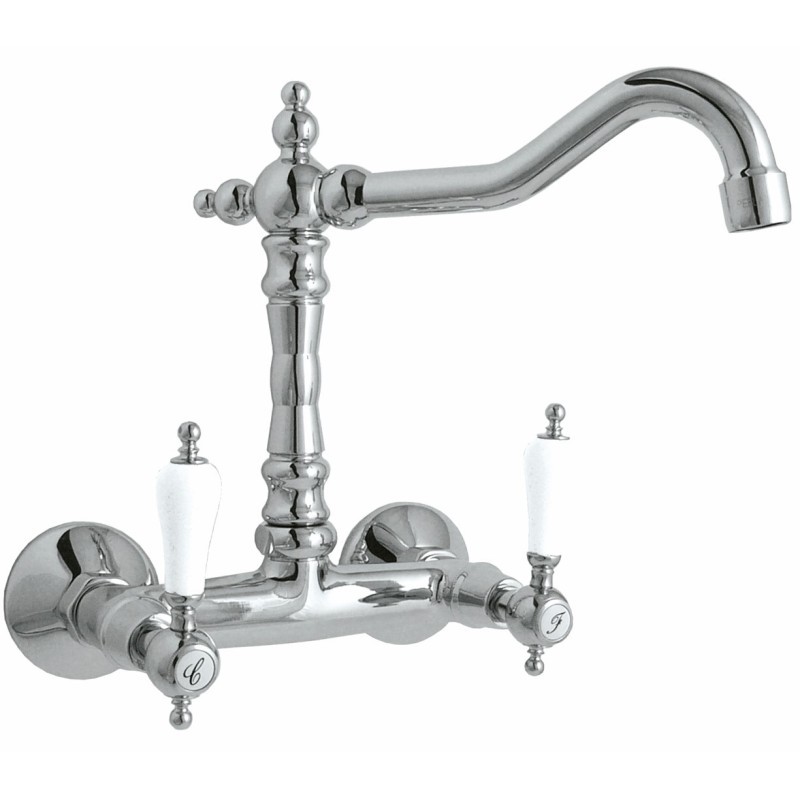 IRIS gruppo lavello canna alta finitura bronzato