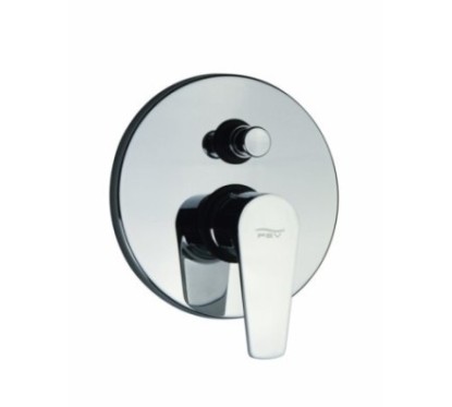 LINE monocomando doccia incasso con deviatore finitura cromo