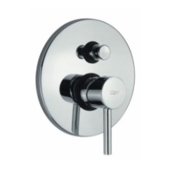 MICRON monocomando doccia incasso con deviatore finitura cromo