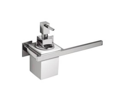 DIVA porta dosatore e porta salvietta nero