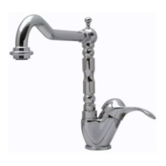 MIRO' rubinetto monocomando lavello monoforo laterale bocca stilizzata finitura bronzo