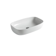 DREAM Lavabo da appoggio cm 64 finitura bianco
