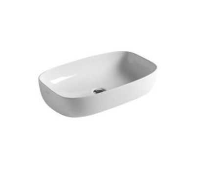 DREAM Lavabo da appoggio cm 64 finitura bianco
