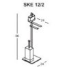 FREDDI DESIGN - SKEMA piantana quattro funzioni dispenser