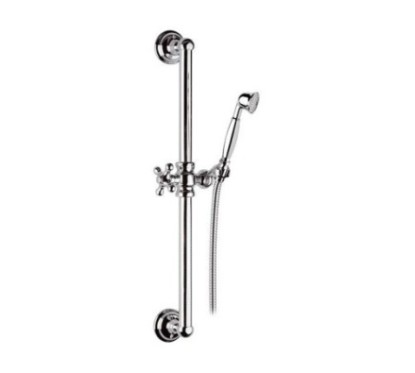 REVIVAL Saliscendi cm 60 completamente in ottone finitura cromo