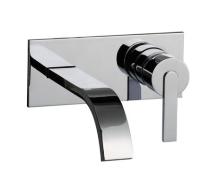 FILO miscelatore lavabo ad incasso con scarico click-clack finitura cromo