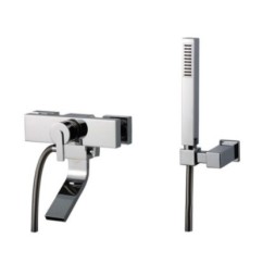 FILO miscelatore vasca esterno con kit finitura cromo