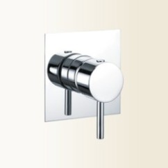 SIMPLY Miscelatore monocomando per doccia incasso finitura nickel spazzolato