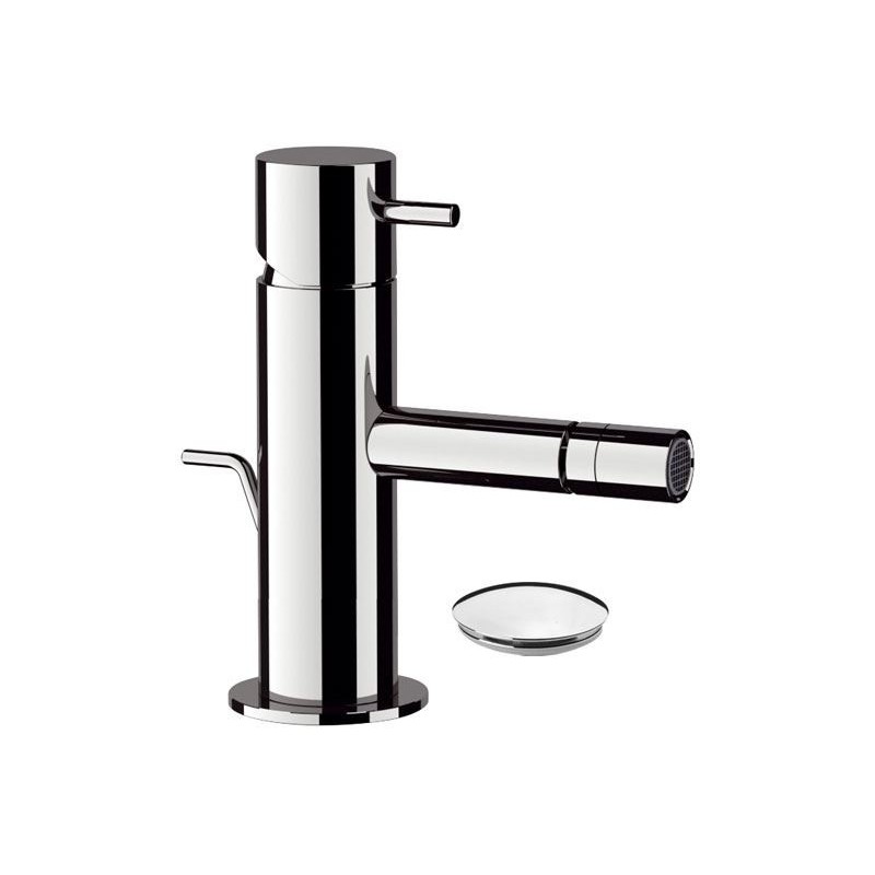 TOKYO Monocomando bidet con scarico finitura cromo