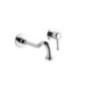 DALI' Monocomando lavabo a muro con canna mm 250 finitura cromo