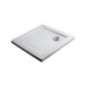 IBIS SQUARE piatto doccia 80 extra piatto in ceramica con antiscivolo altezza 5,5cm