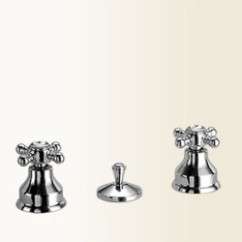 PAPIRO batteria bidet finitura nickel spazzolato