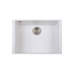 ONE 56.10ST Lavandino cucina ad una vasca finitura micro ultragranit 90 bianco opale