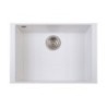 ONE 56.10ST Lavandino cucina ad una vasca finitura micro ultragranit 90 bianco opale