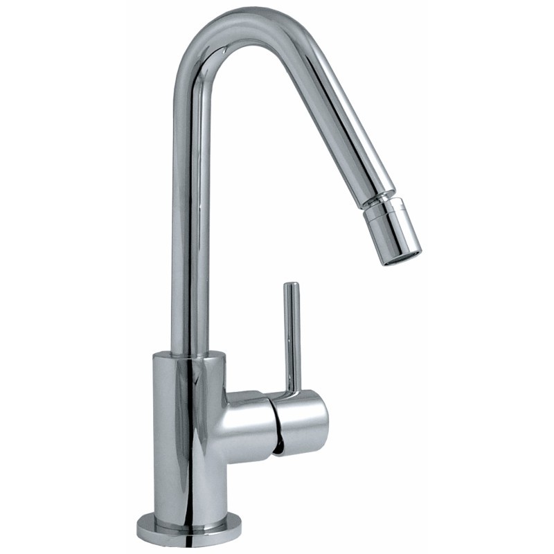 MICRON monocomando bidet leva laterale senza scarico finitura cromo