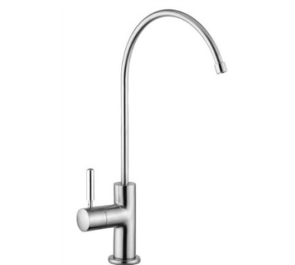 IDEALAQUA rubinetto monovia in acciaio inox finitura satinato