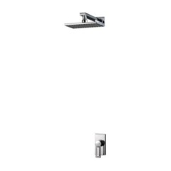 SHARK set doccia incasso con soffione cromo
