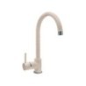 PETRAMIX miscelatore monocomando con canna a ponte finitura ultrametal 42 titanio