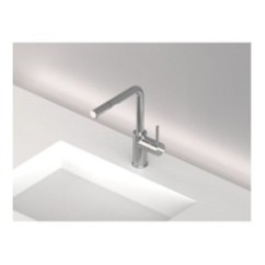 MICRON monocomando lavello cucina con doccetta estraibile  finitura cromo