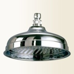 WELLNESS soffione retrò diam.200 in ottone finitura cromo