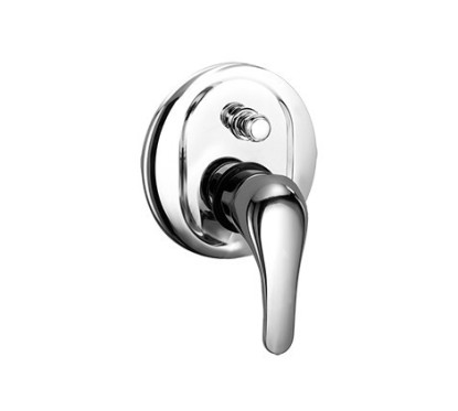 SAX Miscelatore per doccia/vasca ad incasso con deviatore finitura cromo