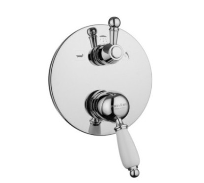 NEW OLD Monocomando doccia incasso con deviatore tre uscite finitura ramato