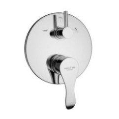 MASTER Monocomando doccia incasso con deviatore tre uscite finitura cromo con cartuccia a risparmio d'acqua