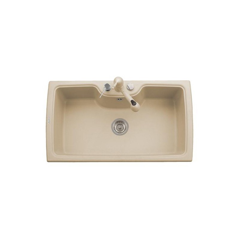 HARMONY 86.00 Lavello cucina monovasca finitura micro ultragranit 98 bianco