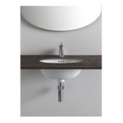 CHELSEA lavabo sottopiano finitura bianco lucido