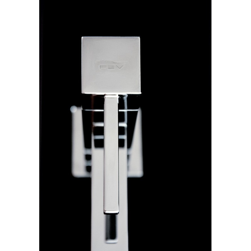 QUARZO monocomando lavabo con scarico finitura cromo