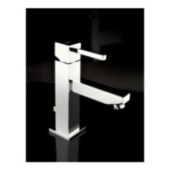 QUARZO monocomando lavabo con scarico finitura cromo