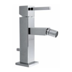 QUARZO monocomando bidet con scarico finitura cromo