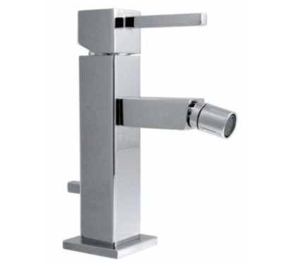 QUARZO monocomando bidet con scarico finitura cromo