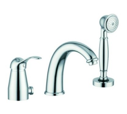 MIRO' rubinetto monocomando bordo vasca 3 fori finitura cromo-oro