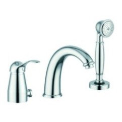 MIRO' rubinetto monocomando bordo vasca 3 fori finitura bronzo