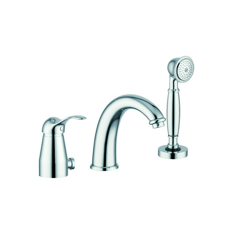 MIRO' rubinetto monocomando bordo vasca 3 fori finitura bronzo