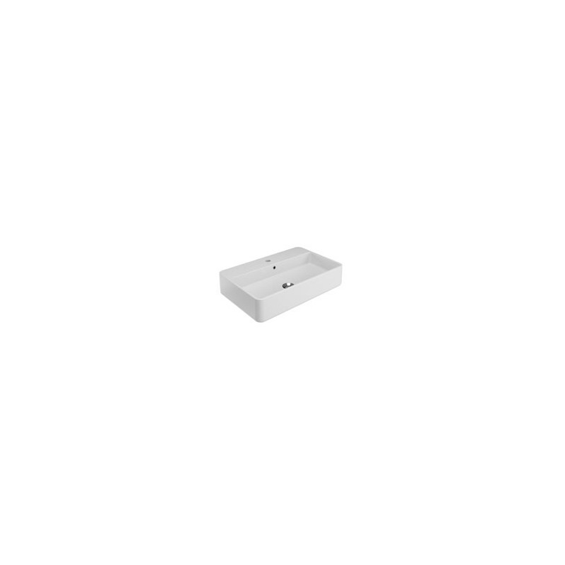 TRATTO Lavabo sospeso monoforo Rettangolare 65
