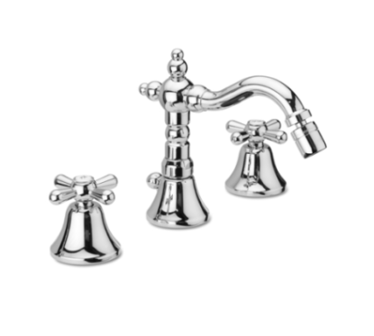 ERICE Batteria bidet scarico 1”1/4 finitura cromo