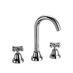 NOA batteria lavabo finitura cromo