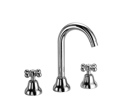 NOA batteria lavabo finitura cromo