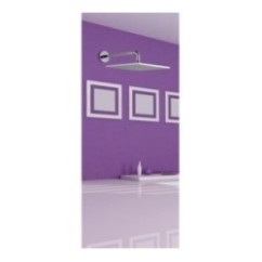 FLAT soffione 300x300 in ABS cromo