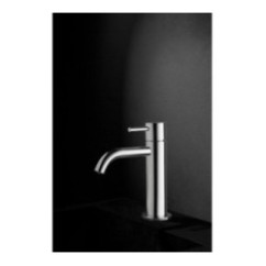 TONDì Monocomando lavabo con scarico finitura cromo