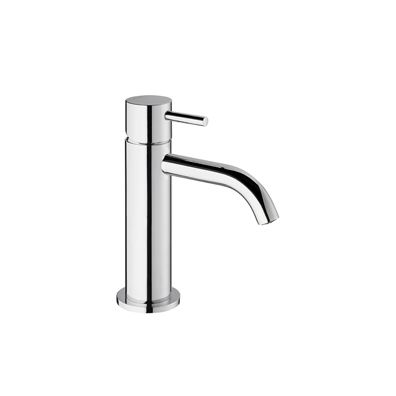 TONDì Monocomando lavabo con scarico finitura cromo