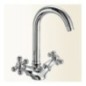 NOA monoforo per lavabo finitura cromo